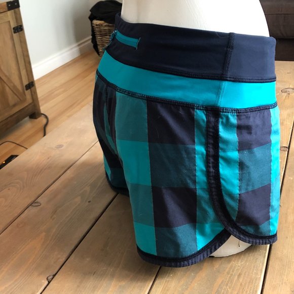 Used Lululemon Blue Shorts - Picture 3 of 7